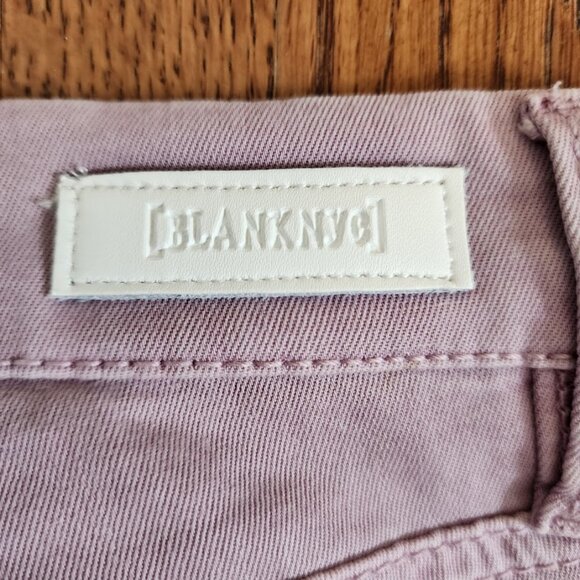 Blank NYC / Moto Utility Jeans / Lilac / Size 26 - Picture 6 of 8